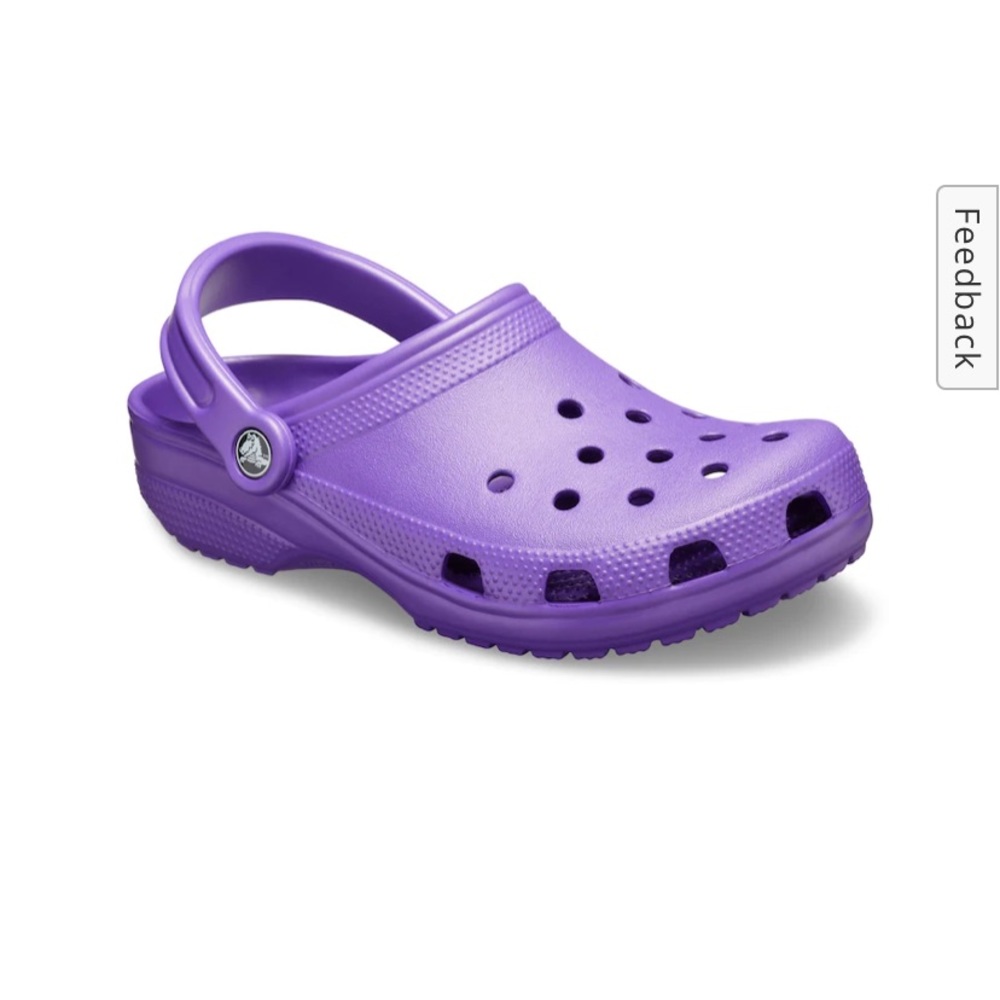 Purple Crocs